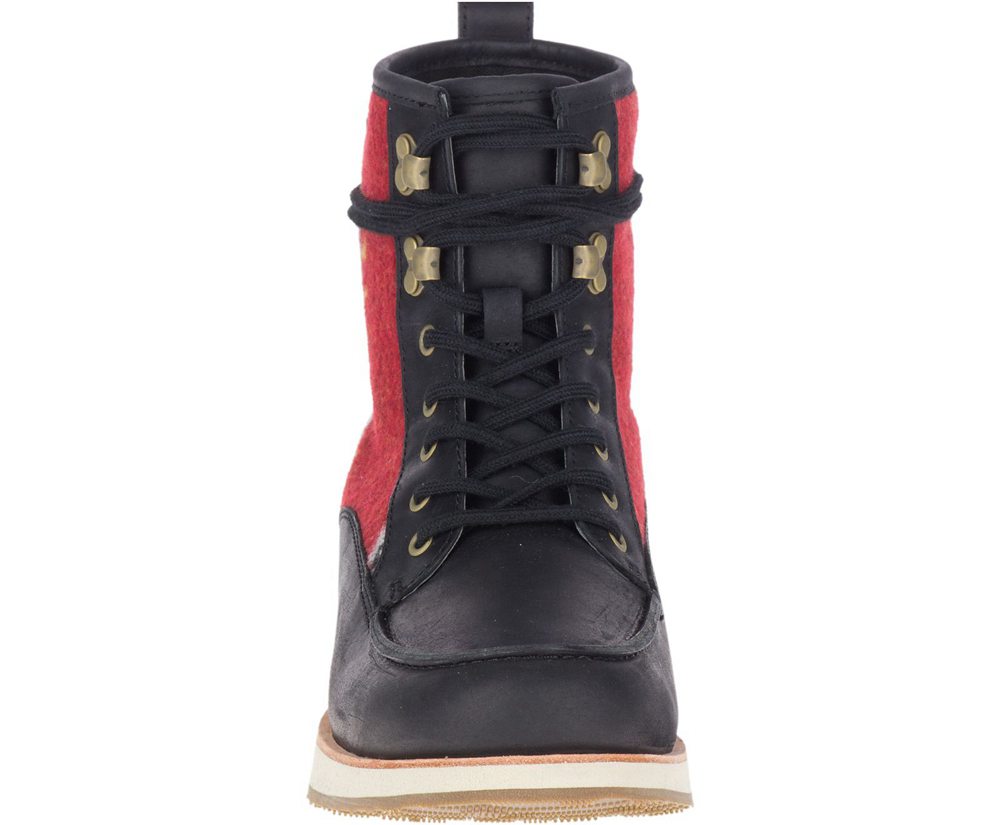 Merrell Støvler Dame - Roam Mid - Sort/Rød - RXK497618